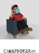 3d People Clipart #1790127 by KJ Pargeter