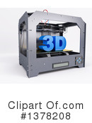 3d Printer Clipart #1378208 by KJ Pargeter