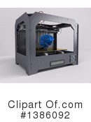 3d Printer Clipart #1386092 by KJ Pargeter