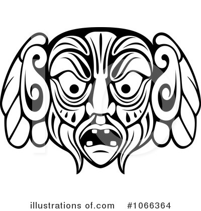 African Mask Vector
