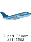 Airplane Clipart #1145582 by patrimonio