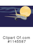 Airplane Clipart #1145587 by patrimonio