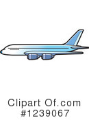 Airplane Clipart #1239067 by Lal Perera