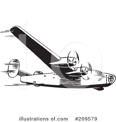 Airplane Clipart #209579 by BestVector