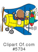 Airplane Clipart #5734 by toonaday