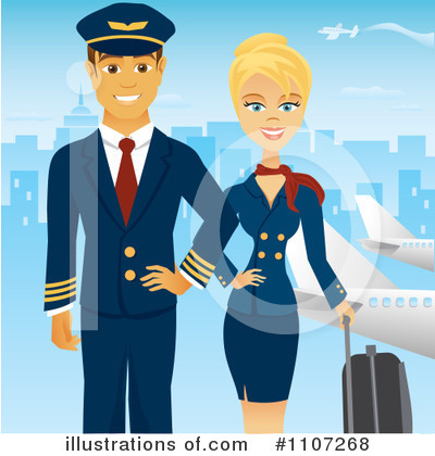 Airplanes Clipart #1107268 by Amanda Kate
