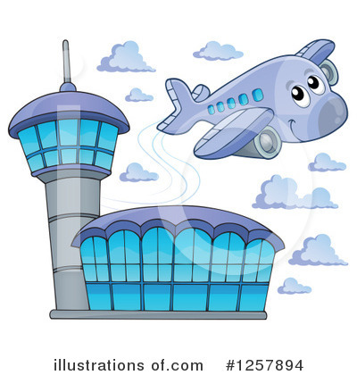 Airliner Clipart #1257894 by visekart