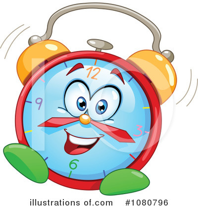 Royalty-Free (RF) Alarm Clock Clipart Illustration by yayayoyo - Stock Sample #1080796