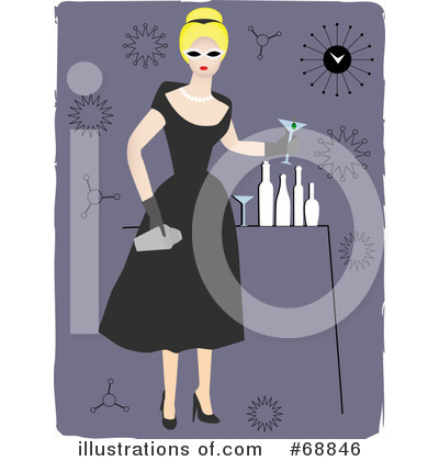 Cocktail Party Clipart #432213 - Illustration by mheld