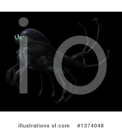 Royalty-Free (RF) Alien Clipart Illustration by Leo Blanchette - Stock Sample #1374048