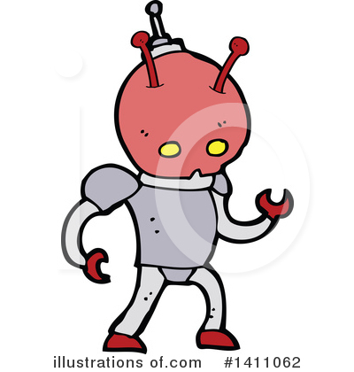 Royalty-Free (RF) Alien Clipart Illustration by lineartestpilot - Stock Sample #1411062