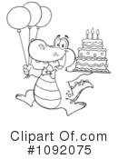 Alligator Clipart #1092075 by Hit Toon