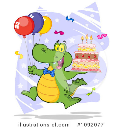 Royalty-Free (RF) Alligator Clipart Illustration by Hit Toon - Stock Sample #1092077
