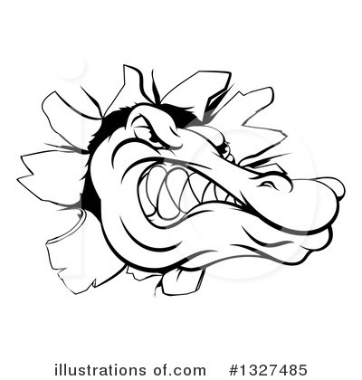 Royalty-Free (RF) Alligator Clipart Illustration by AtStockIllustration - Stock Sample #1327485