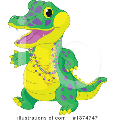 Crocodile Clipart #1374747 by Pushkin