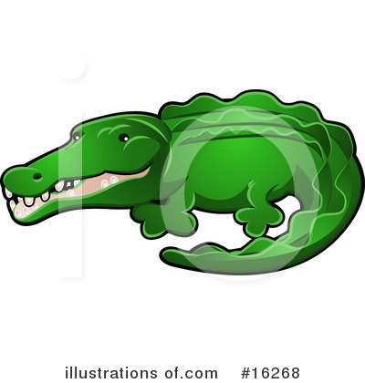 Royalty-Free (RF) Alligator Clipart Illustration by AtStockIllustration - Stock Sample #16268