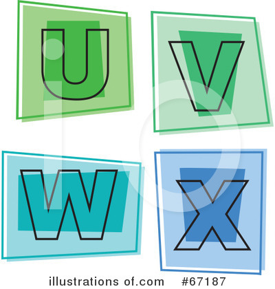 Royalty-Free (RF) Alphabet Clipart Illustration by Prawny - Stock Sample #67187
