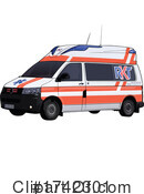 Ambulance Clipart #1742301 by dero