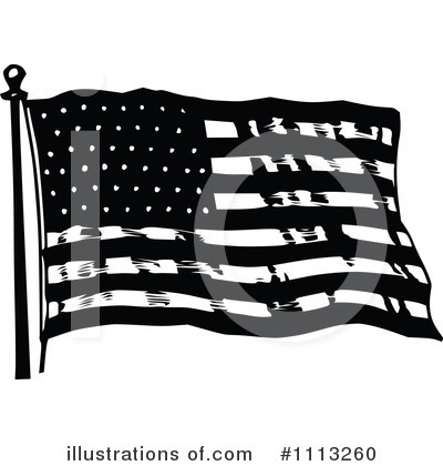 American Flag Clipart #1113260 by Prawny Vintage