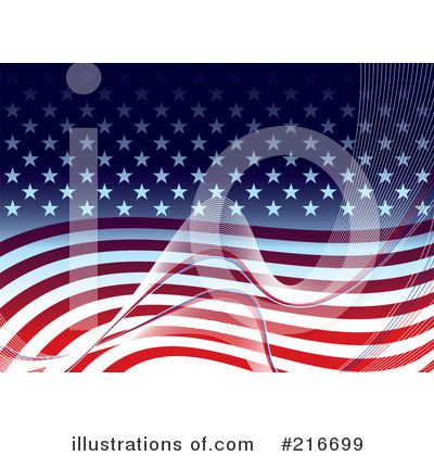 American Flag Clipart #216699 by michaeltravers