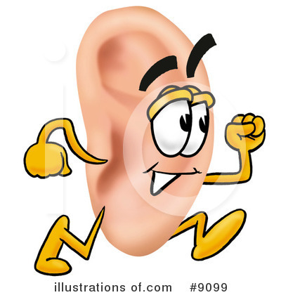 Hearing Aid Clipart #9099 by Mascot Junction