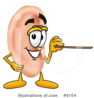 Hearing Aid Clipart #9104 by Mascot Junction
