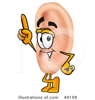 Ear Clipart #9108 by Mascot Junction