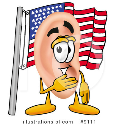 Hearing Aid Clipart #9111 by Mascot Junction