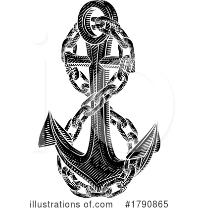 Anchor Clipart #1790865 by AtStockIllustration