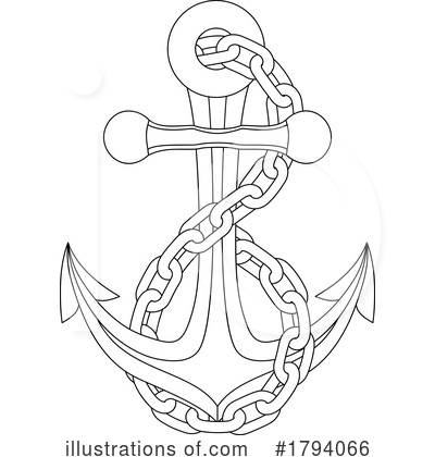 Anchor Clipart #1794066 by AtStockIllustration