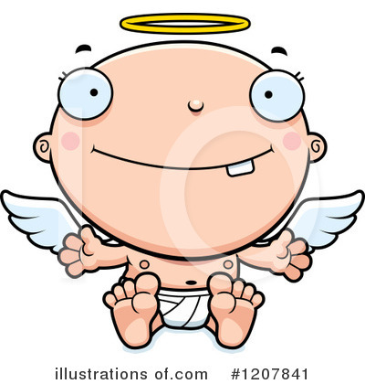 Royalty-Free (RF) Angel Baby Clipart Illustration by Cory Thoman - Stock Sample #1207841