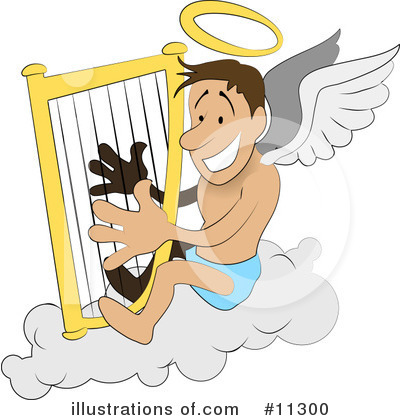 Royalty-Free (RF) Angel Clipart Illustration by AtStockIllustration - Stock Sample #11300