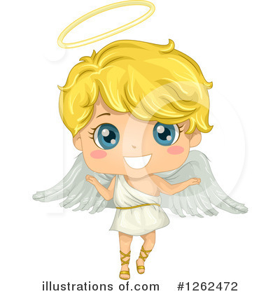 Royalty-Free (RF) Angel Clipart Illustration by BNP Design Studio - Stock Sample #1262472