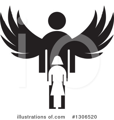 Royalty-Free (RF) Angel Clipart Illustration by Lal Perera - Stock Sample #1306520