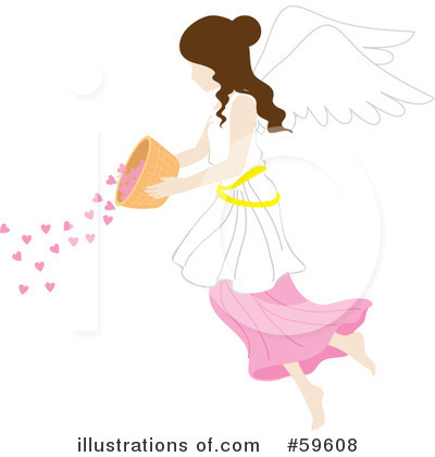 Royalty-Free (RF) Angel Clipart Illustration by Rosie Piter - Stock Sample #59608