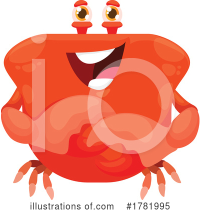 Crab Clipart #1781995 by Vector Tradition SM