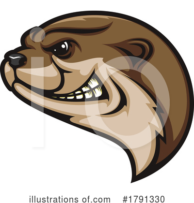 Otter Clipart #1791330 by Vector Tradition SM