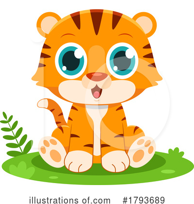 Tiger Clipart #1793689 by Hit Toon