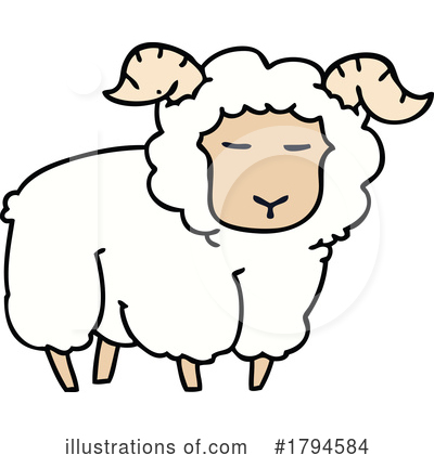 Sheep Clipart #1794584 by lineartestpilot