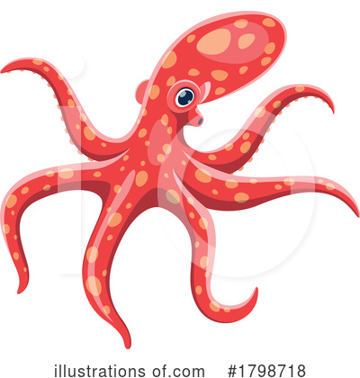 Octopus Clipart #1798718 by Vector Tradition SM