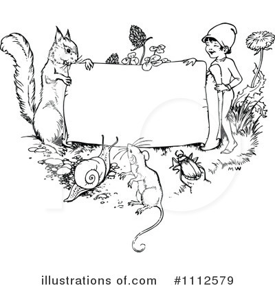 Royalty-Free (RF) Animals Clipart Illustration by Prawny Vintage - Stock Sample #1112579