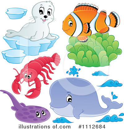 Royalty-Free (RF) Animals Clipart Illustration by visekart - Stock Sample #1112684