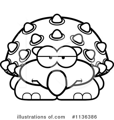 Ankylosaurus Clipart #1136386 by Cory Thoman