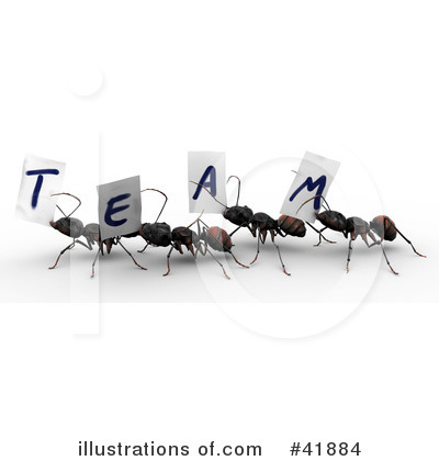 Teamwork Clipart #41884 by Leo Blanchette
