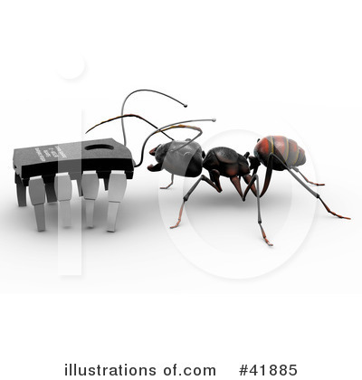 Ant Clipart #41885 by Leo Blanchette