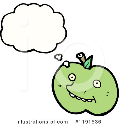 Royalty-Free (RF) Apple Clipart Illustration by lineartestpilot - Stock Sample #1191536