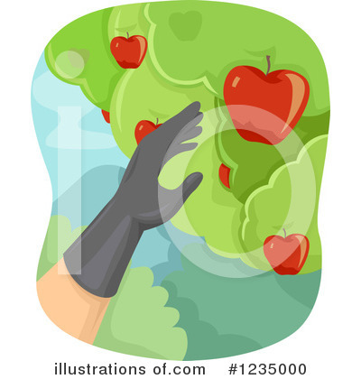 Royalty-Free (RF) Apple Clipart Illustration by BNP Design Studio - Stock Sample #1235000