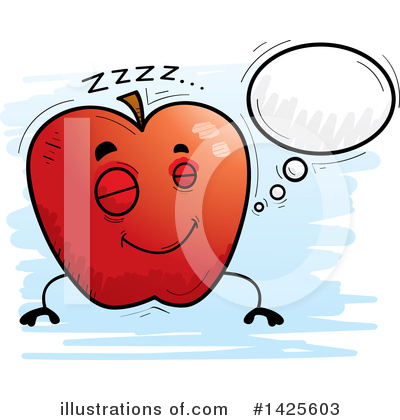Royalty-Free (RF) Apple Clipart Illustration by Cory Thoman - Stock Sample #1425603
