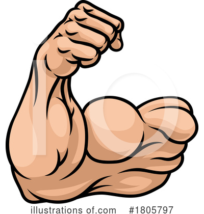 Muscles Clipart #1805797 by AtStockIllustration