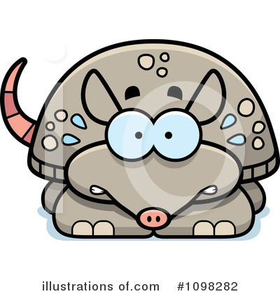 Armadillo Clipart #1098282 by Cory Thoman